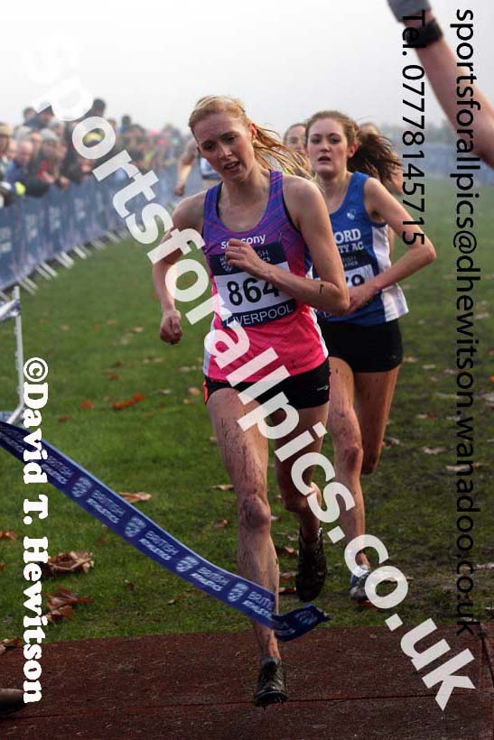 Senior and under-23 women, European Cross Country Trials, Sefton Park, Liverpool. Photo: David T. Hewitson/Sports for All Pics